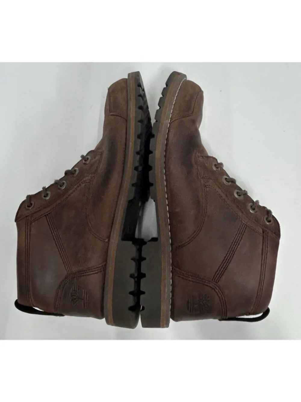Timberland Mens Larchmont II Chukka Boots Size 8.5 Brown Waterproof A7546 EUC